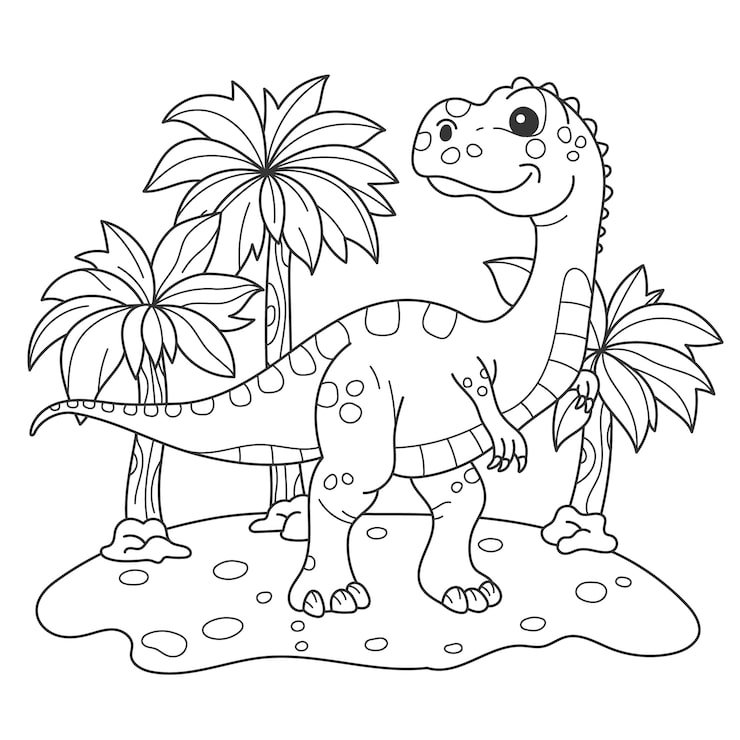 Cute Coloring Book With Dinosaur 23 2150071384  1